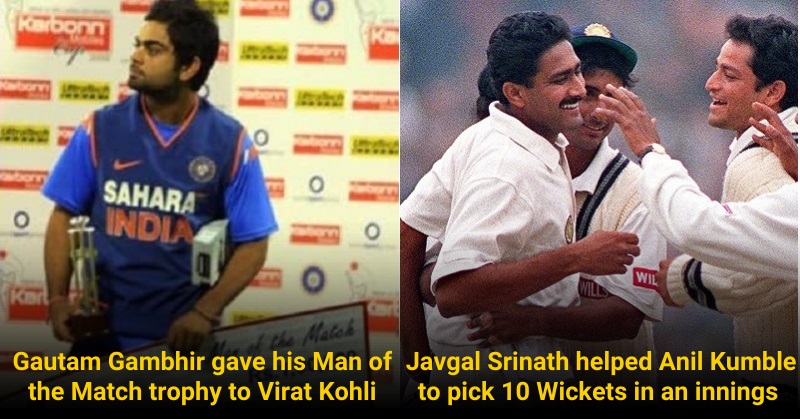 5 Most Selfless Acts In The History Of Cricket