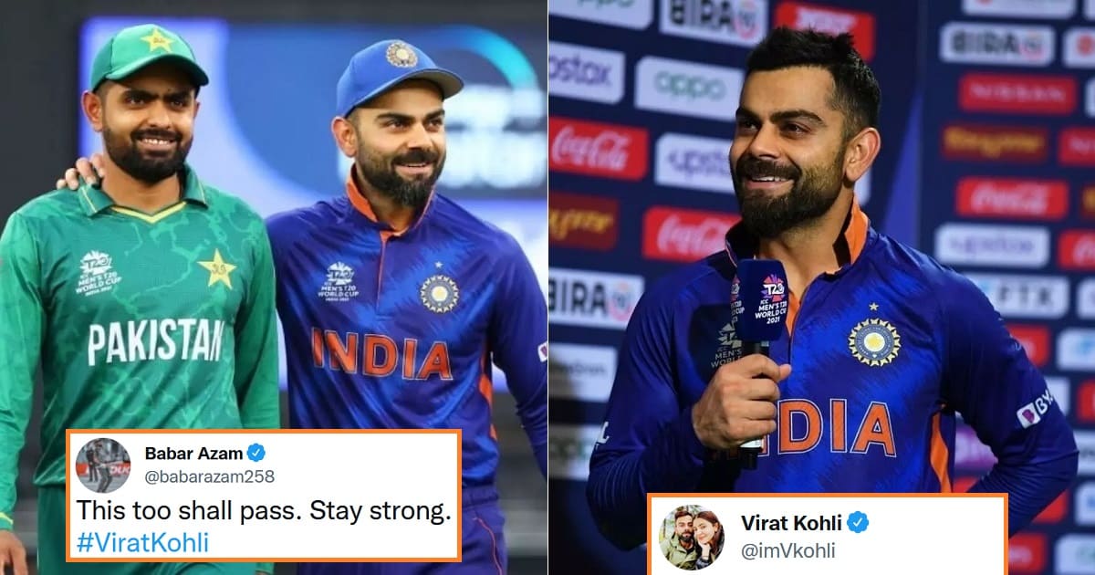 Virat Kohli Finally Replies To Babar Azam’s Tweet & You Just Can’t Miss It